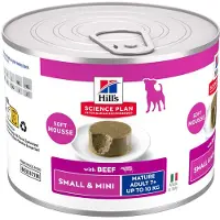 Hill's Pet Nutrition Mature Small & Mini Mousse - Oksekød (12 x 200 g)
