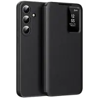 Mtp Products Samsung Galaxy S26 Smart Clear View Flip etui med kortplads - Sort