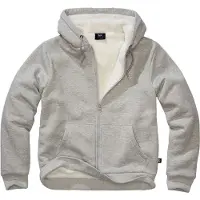 Brandit Teddylining Sweatshirt Med Lynlås
