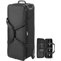 Vevor studieudstyrsrulletaske 100x38x32cm (39,37 x 14,96 x 12,60 tommer) rullende kamerataske