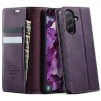 CASEME Samsung Galaxy A57 033 Pung Etui med Kalvemønster og RFID-blokering - Lilla