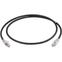 CommScope NETCONNECT Patchkabel kat 6A S/FTP PiMF, længde: 2,0 m farve: sort med LSZH kappe