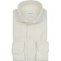 Profuomo Japansk Strikket Skjorte Off White Off-white Hvid måle