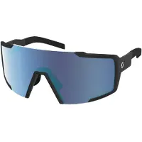 SCOTT - Solbriller - Shield Black Amp Beryl Blue Chrome S3 til Unisex - Sort