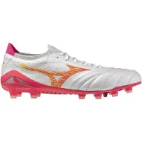 Mizuno Morelia Neo Iv Beta Made In Japan Fg Blazing Flair - Hvid/pink/pink - Græs (Fg), størrelse 43