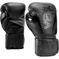 Venum unisex voksen elite evo boksehandsker sort/sort 12 oz US