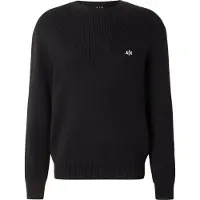 Armani Exchange A|X Armani Exchangetil mænd. XM002819AF12930UC001 Pullover Pull sort (XL), Casual, Bomuld