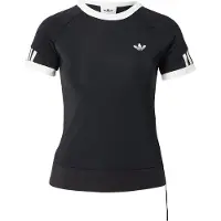 Adidas Originals Shirts 'LAYERED CALITEE' sort / hvid