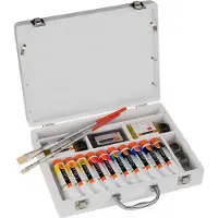 Cobra studiefarver basic boks | 10 x + tilbehør