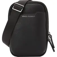 Armani Exchange Skuldertaske 'ALEX' sort
