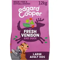 Edgard & Cooper Frisk Vildt & Fritgående Voksen And Hundefoder 12 Kg
