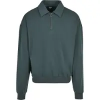 Urban Classics Shirt Collar Halv Lynlås Sweatshirt