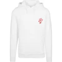 Mister tee Sweatshirt 'Negroni Please' kirsebærsrød / hvid