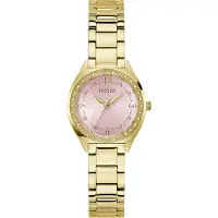 GUESS Analogt ur 'Charlotte' guld / pink