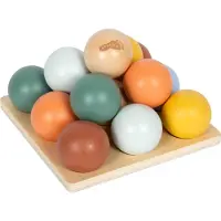 Small Foot Montessori sorting game with balls