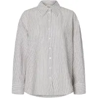 Selected Bluse 'SLFCleo' brun / hvid