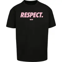 Mister tee Bluser & t-shirts 'Home Respect' pink / sort