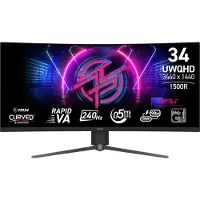 MSI 34" MPG 346CQRF X24 - 3440x1440 (UWQHD) - 240Hz - VA - 98W USB-C