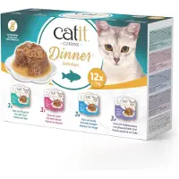 Catit Kattefoder Fisk Middag Multipakke 12x75g
