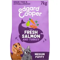 Edgard & Cooper Puppy - Laks & Frilandkalkun - 7 kg