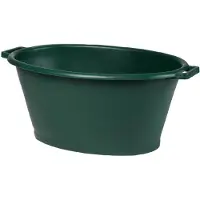 Eda balje oval 50 liter i plast, grøn, med 2 greb (019528 V.CA FX1) - 1 stk