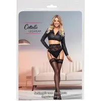 Cottelli Collection Stockings Black Stockings