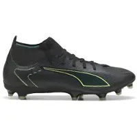 Puma Ultra 6 Match + FG/AG Eclipse - Sort/Grøn/Grøn, størrelse 46½
