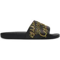 Versace Jeans Couture Pantoletter 'SHELLY' guld / sort