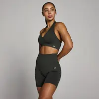 Myprotein MP Tempo Seamless Halter Neck Bra til kvinder – Night Grey - S