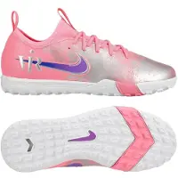 Nike Air Zoom Mercurial Vapor 16 Academy TF Vini Jr. Personal Edition - Pink/Blå Børn - Turf (TF), størrelse 38