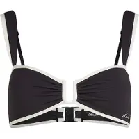 Karl Lagerfeld Bikinioverdel 'Signatur' sort / hvid