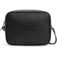 Tommy Hilfiger Skuldertaske 'Essential Logo Camera' sort
