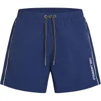 Karl Lagerfeld Badeshorts mørkeblå / hvid