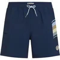 O'Neill Badeshorts 'O'riginals Side Panel 16"' blå / mørkeblå / lysegul / orange