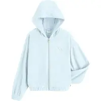 Cool Club Sweatjakke lyseblå / transparent