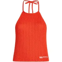 Karl lagerfeld JEANS Sticktop orangerød
