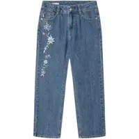 Pepe Jeans Pepe Jeanstil piger. PG2000014 Jeans lige Robyne blomstret blå (10Años= 140cm), Casual, Bomuld, Denim, børnetøj