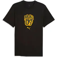 Puma Borussia Dortmund ftblCulture Tee Men, Football, Black/Faster Yellow, XS