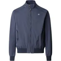 Hackett London Hackett Londontil mænd. HM4000134 Heritage Harrington-jakke marineblå (M), Casual, Polyester