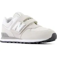 New Balance New Balanceunisex til børn. PV574V1 574 Hook & Loop-sneakers, grå (33), Fast, Velcro, Sport, børnetøj