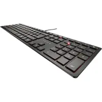 Cherry KC 6000 SLIM - Tastatur - Nordisk - Sort