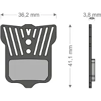 Brenta Ciclo Light Tech Elixir 9/7/cr/xx/x0/t/tl Avid/sram Skivebremseklodser