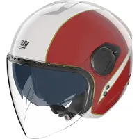 Nolan N20-2 VISOR TRICOLORE Jethjelm Hvid/Rød/Grøn L