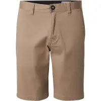 Volcom - Shorts - Frickin Modern Stretch Short 21 Khaki til UnisexBomuld - Størrelse 30 US - Kaki