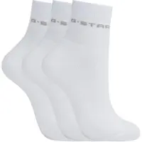 G-Star Anklet Sock 3-Pack - White - Women