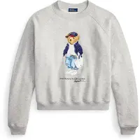 Ralph Lauren Sweatshirt 'ISLAND' blå / røggrå / hvid