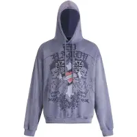 Ed Hardy Sweatshirt indigo / violetblå / melon / sort