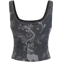 Ed Hardy Overdel røgblå / blue denim