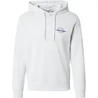 Jack & Jones Sweatshirt 'JJBRANDON' blå / sort / hvid-meleret