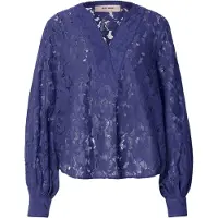 Mos Mosh Bluse 'MMYen River' royalblå